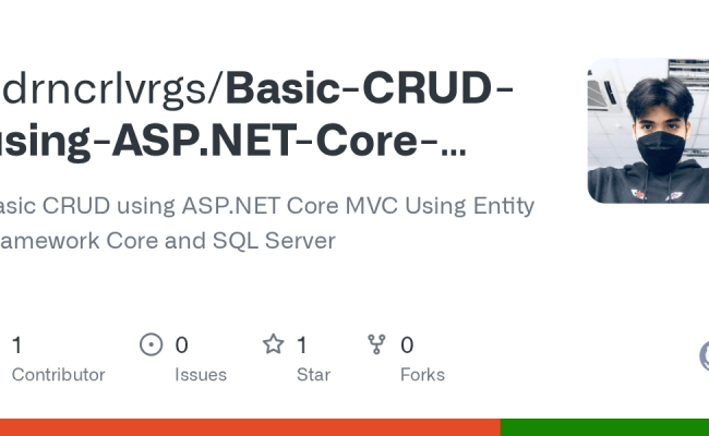 GitHub - Adrncrlvrgs/Basic-CRUD-using-ASP.NET-Core-MVC-with-Entity ...