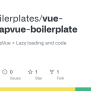 GitHub - Vue-Boilerplates/vue-bootstrapvue-boilerplate: Vue + BootstrapVue + Lazy Loading And ...