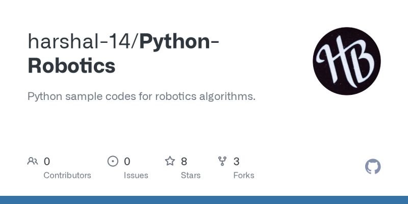 Github Harshal 14 Python Robotics Python Sample Codes For Robotics Algorithms - Best City Pictures in Ultra HD