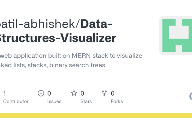 GitHub - Patil-abhishek/Data-Structures-Visualizer: A Web Application ...