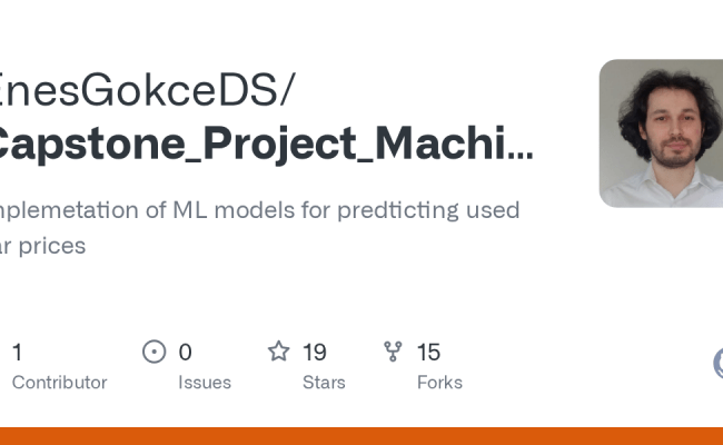 GitHub - EnesGokceDS/Capstone_Project_Machine_Learning: Implemetation ...