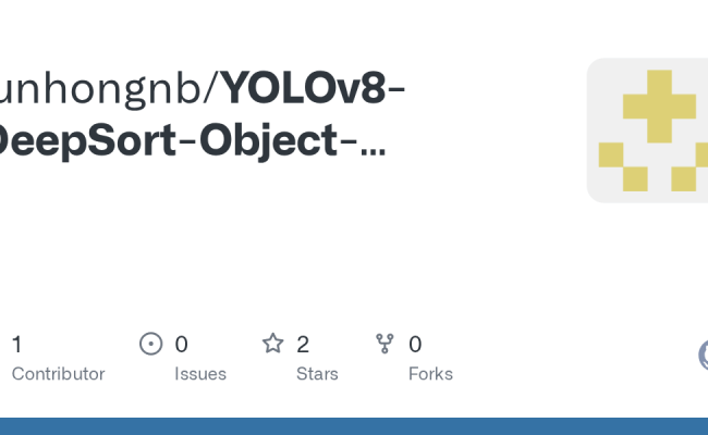 GitHub - Junhongnb/YOLOv8-DeepSort-Object-Tracking