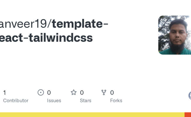 GitHub - Tanveer19/template-react-tailwindcss