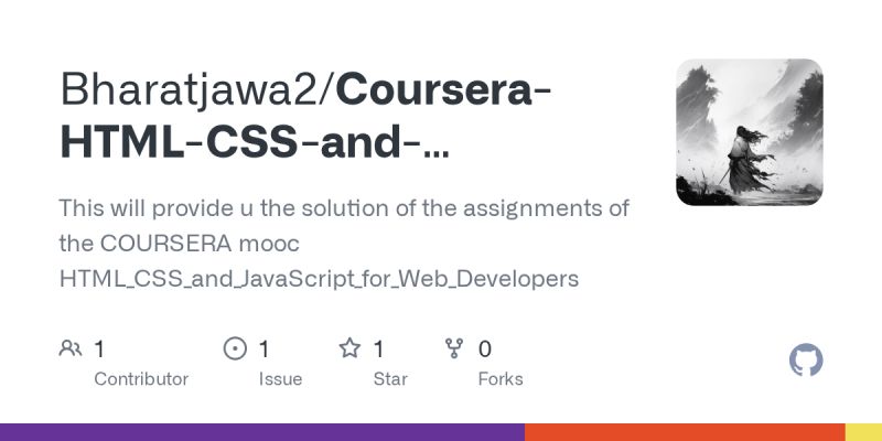 Github Abhishekhatti45 Coursera Html Css And Javascript For Web - Best Nature Arts in 4K
