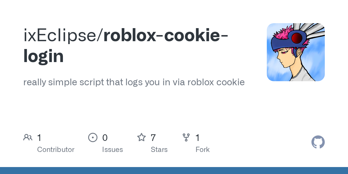 GitHub IxEcIipse Roblox Cookie Login Really Simple Script That Logs Roblox Cookie Login