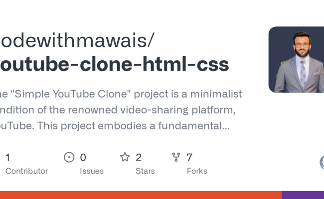 Issues · Codewithmawais/youtube-clone-html-css · GitHub
