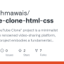 Issues · Codewithmawais/youtube-clone-html-css · GitHub