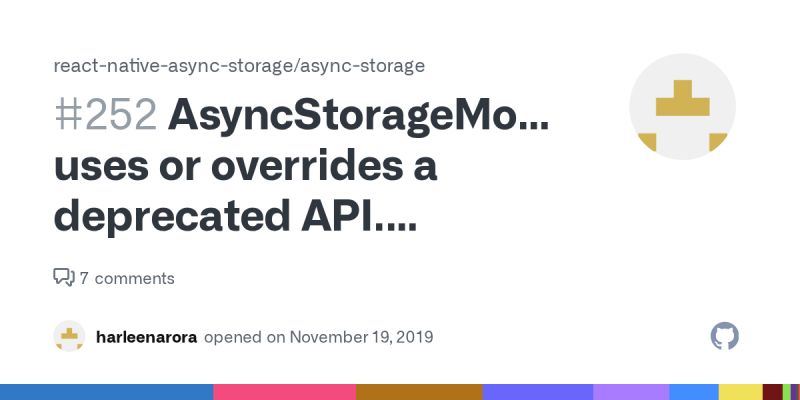 Build Failed After Upgrading Android Issue 963 React Native Async Storage Async Storage - Creative Minimal Design - Retina