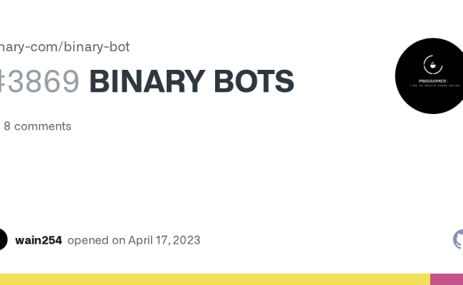 BINARY BOTS · Issue #3869 · Binary-com/binary-bot · GitHub