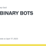 BINARY BOTS · Issue #3869 · Binary-com/binary-bot · GitHub
