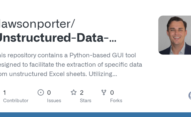 GitHub - Dawsonporter/Unstructured-Data-Extraction-from-Excel: This ...