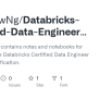 GitHub - SanhyewNg/Databricks-Certified-Data-Engineer-Associate-Prep ...