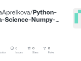 Github Lenaaprelkova Python Data Science Numpy Matplotlib Scikit Learn