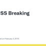 CSS Breaking · Issue #363 · Vuejs/vue-router · GitHub