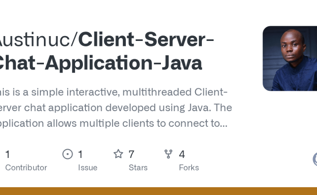 GitHub - Austinuc/Client-Server-Chat-Application-Java: This Is A Simple ...