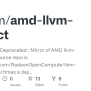GitHub - ROCm/amd-llvm-project: DO NOT USE : Deprecated : Mirror Of AMD ...