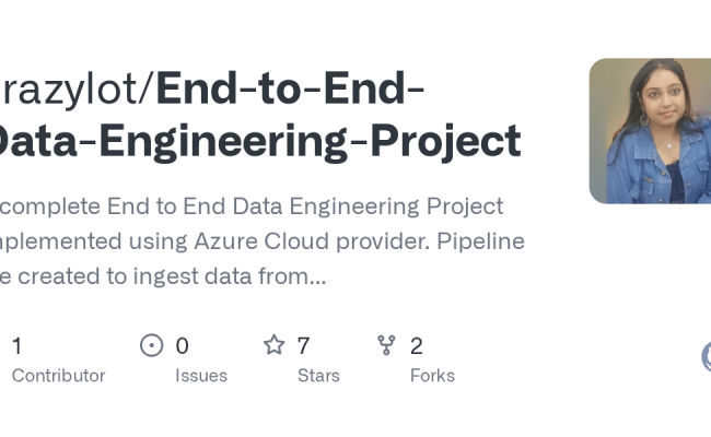GitHub - Crazylot/End-to-End-Data-Engineering-Project: A Complete End ...