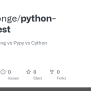 GitHub - Erikdejonge/python-speedtest: Python Vs Golang Vs Pypy Vs Cython