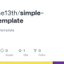GitHub - Kaiserthe13th/simple-react-template: A Simple React Template