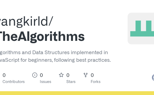 GitHub - Yangkirld/TheAlgorithms: Algorithms And Data Structures ...
