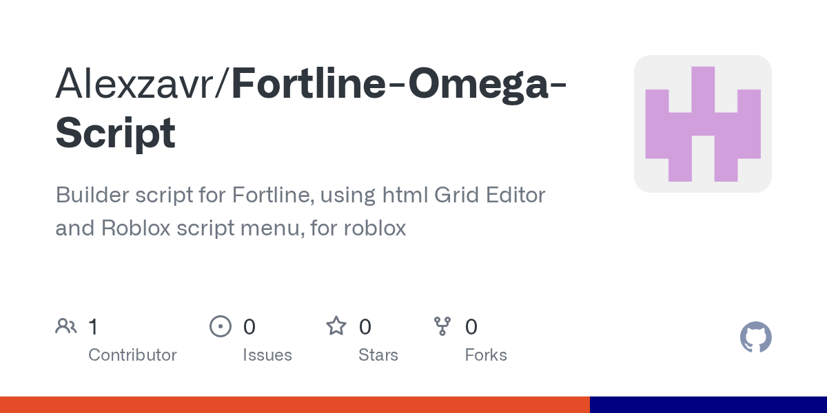 GitHub Alexzavr Fortline Omega Script Builder Script For Fortline Fortline Omega Script