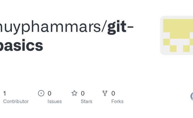 GitHub - Huyphammars/git-basics