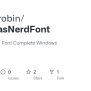 GitHub - Edwardrobin/ConsolasNerdFont: Consolas Nerd Font Complete ...