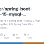 GitHub - Bezkoder/spring-boot-angular-15-mysql-example: Fullstack ...