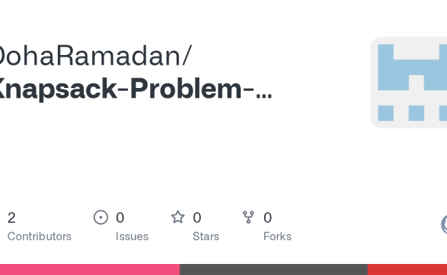 GitHub - DohaRamadan/Knapsack-Problem-Using-Genetic-Algorithms