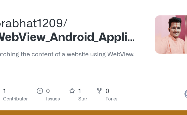GitHub - Prabhat1209/WebView_Android_Application: Fetching The Content ...