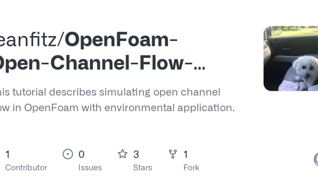 GitHub - Jeanfitz/OpenFoam-Open-Channel-Flow-Tutorial: This Tutorial ...