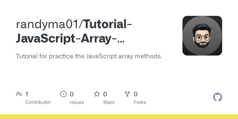 Github Macitwork Javascript Array Methode You Just Started Out As A - Best Dark Arts in Mobile