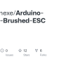GitHub - Tungstenexe/Arduino-Control-Brushed-ESC