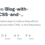 GitHub - RuCodee/Blog-with-HTML-CSS-and-JavaScript: There Are ...