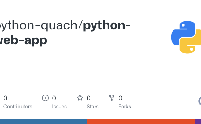 GitHub - Python-quach/python-web-app