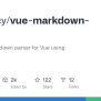 GitHub - Cloudacy/vue-markdown-render: A Simple Markdown Parser For Vue ...