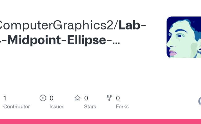 GitHub - ComputerGraphics2/Lab-4-Midpoint-Ellipse-Drawing-Algorithm
