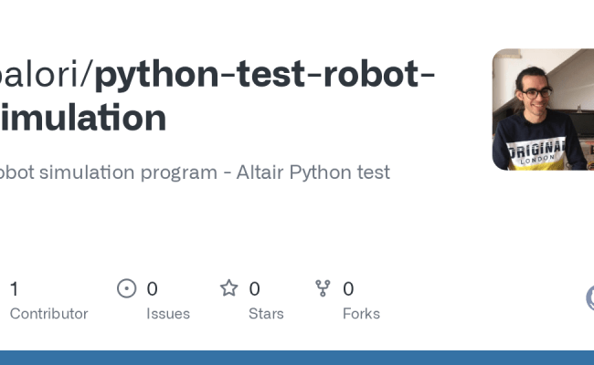 GitHub - Palori/python-test-robot-simulation: Robot Simulation Program - Altair Python Test
