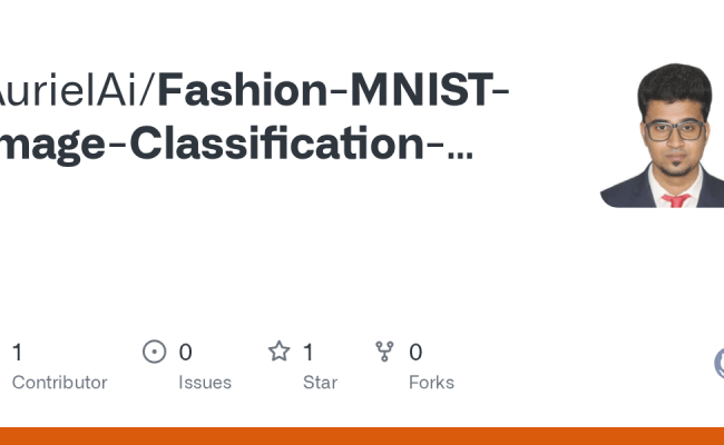 GitHub - AurielAi/Fashion-MNIST-Image-Classification-using-CNN-ANN