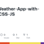 GitHub - Lijnati/Weather-App-with-HTML-CSS-JS
