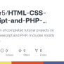 GitHub - Przemar5/HTML-CSS-Javascript-and-PHP-tutorial-projects: Huge ...