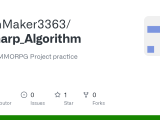 Github Rainmaker3363 Csharp Algorithm My C Mmorpg Project Practice