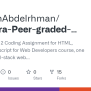 GitHub - HossamAbdelrhman/Coursera-Peer-graded-Assignment-Module-2 ...