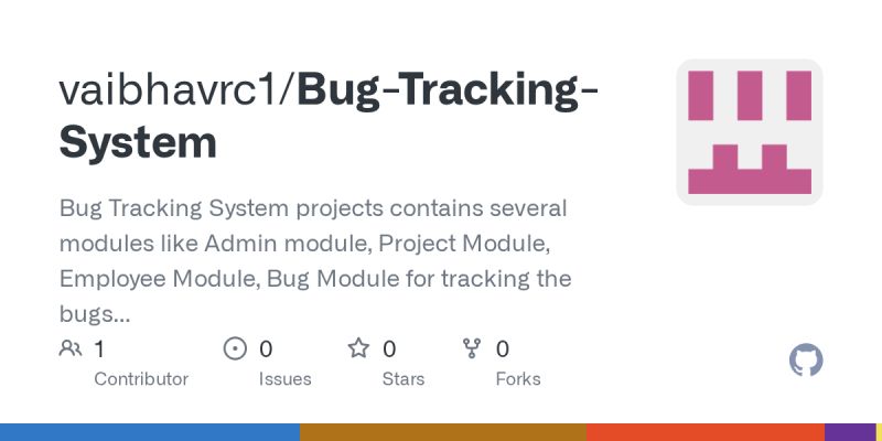 Github Pj8912 Php Bug Tracking A Bug Tracking System Built Using Php - Vintage Illustration Collection - HD Quality