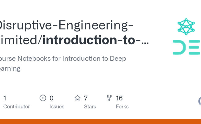Introduction-to-deep-learning/Part 2 - Chapter 2.ipynb At Master · Disruptive-Engineering ...