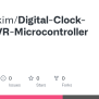 GitHub - Letrungkim/Digital-Clock-with-AVR-Microcontroller