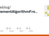 Github Muyeblog Implementalgorithmfromscratch