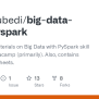 GitHub - Ayushsubedi/big-data-with-pyspark: Notebooks/materials On Big ...