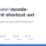 GitHub - Monil-patel/vscode-keyboard-shortcut-ext: A Vscode Extension To Learn About Keyboard ...