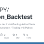 GitHub - JSdotPY/Python_Backtest: Python Code Zu Der InsideTrading ...